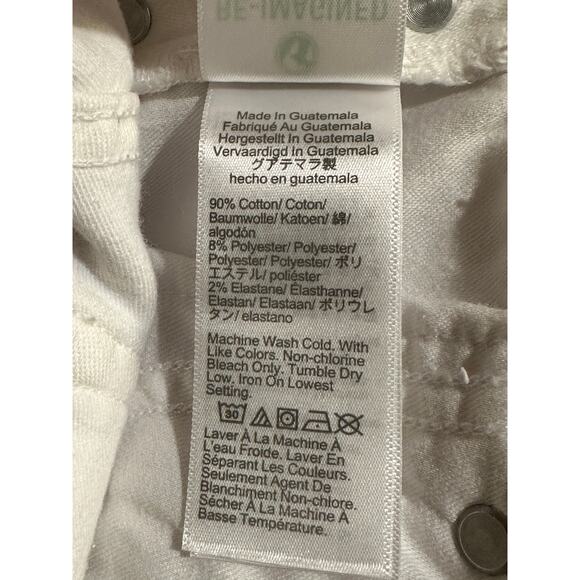 J. Crew 10" Vintage Straight White Jeans Size 30 NWT Stretchy Fitted Thru Hip - Picture 11 of 11